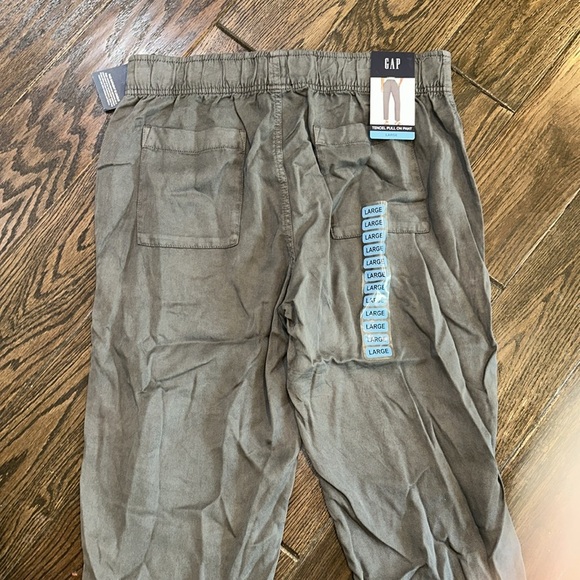 Gap tencel pull on grey pants size large new with tags - Picture 8 of 8